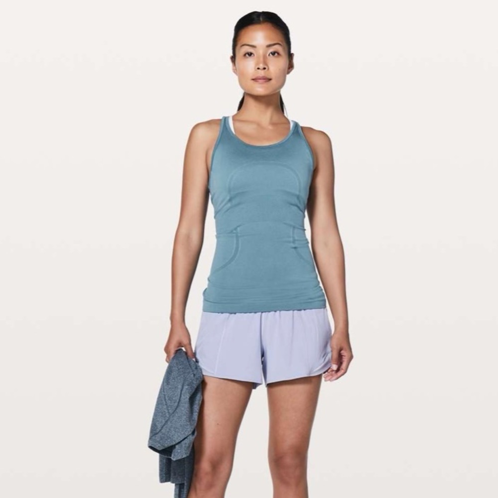 Lululemon blue swiftly tech strappy tank size 6